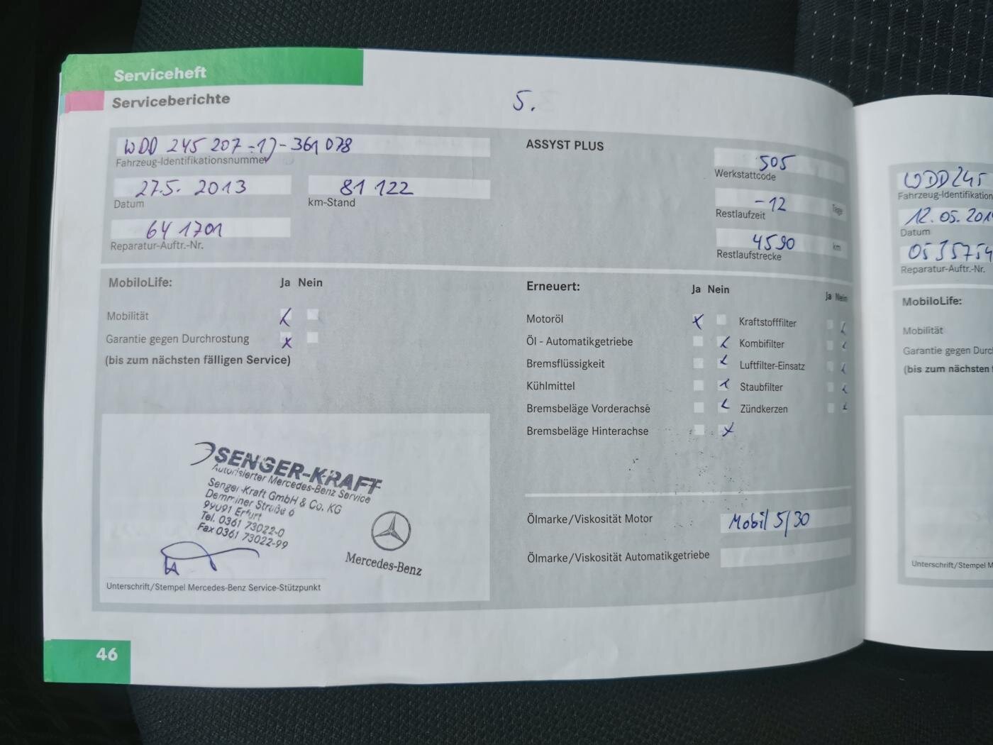 Mercedes-Benz Třídy B Hatchback 2,0 l 80 kw