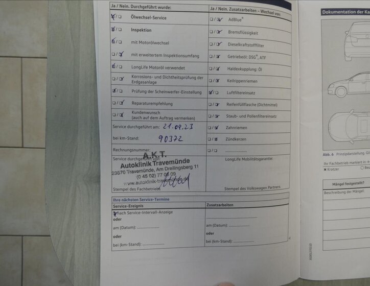 Volkswagen Touran MPV 1,4 l 110 kw