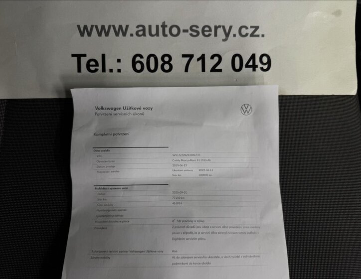 Volkswagen Caddy Ostatní 1,4 l 81 kw