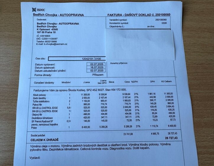 Škoda Kodiaq SUV / Terénní 2,0 l 140 kw