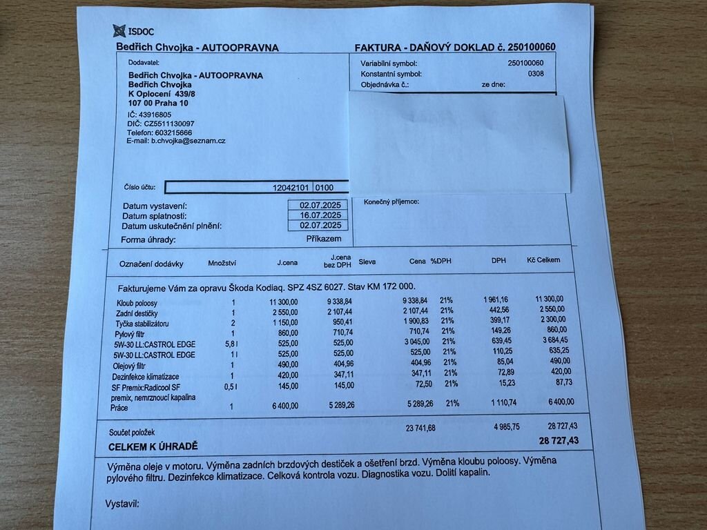 Škoda Kodiaq SUV / Terénní 2,0 l 140 kw