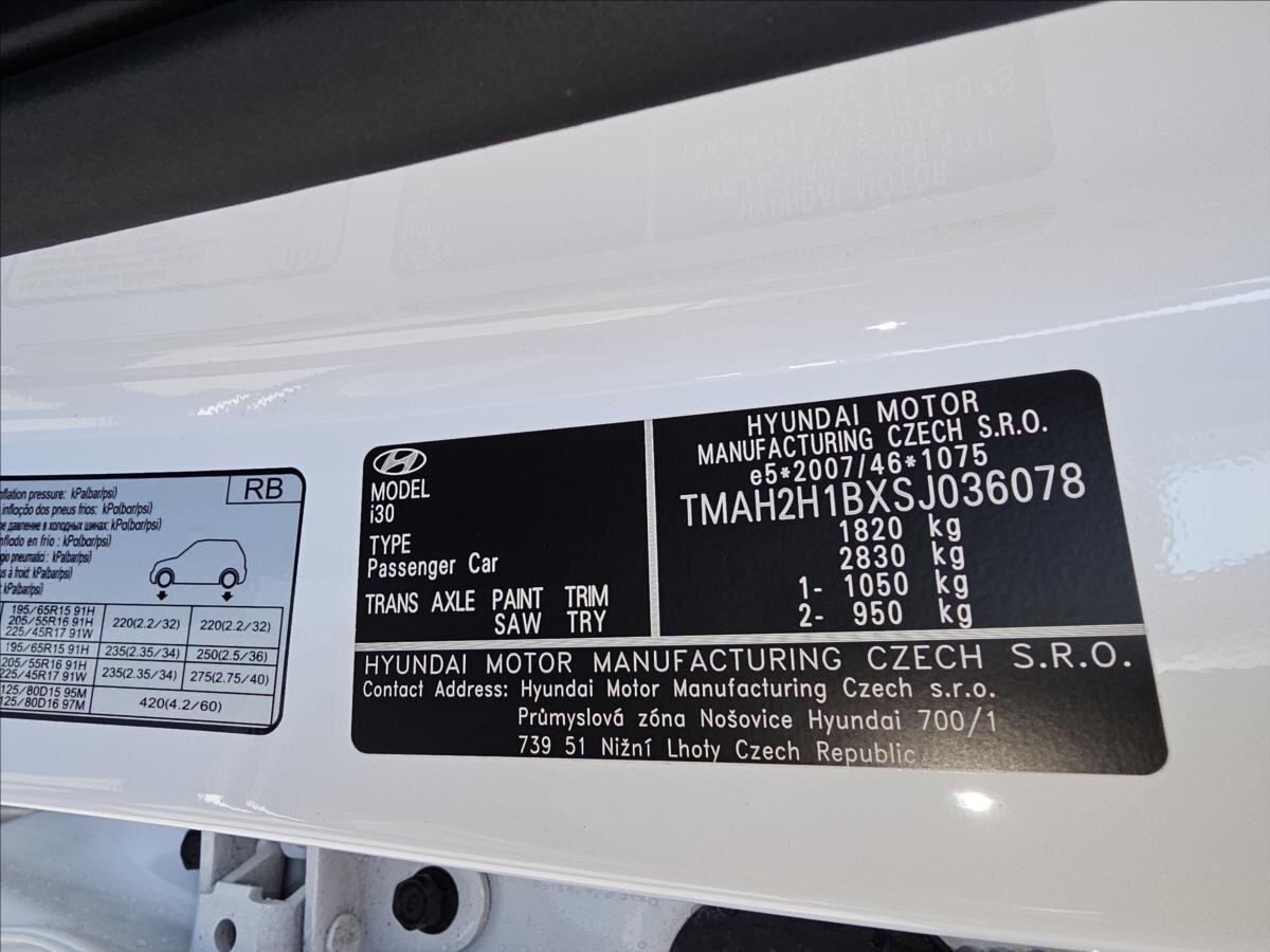 Hyundai i30 Liftback 0,0 73 kw