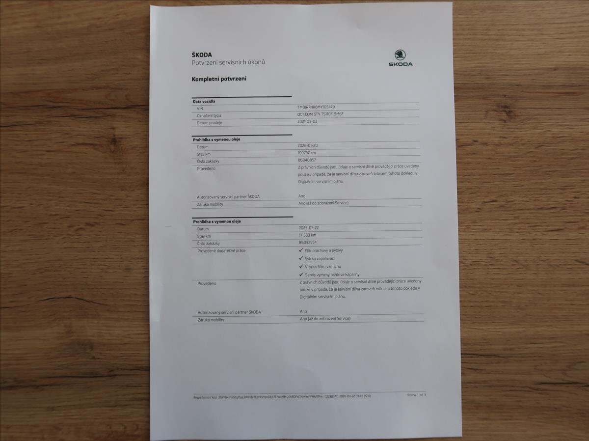 Škoda Octavia Kombi 1,5 l 110 kw