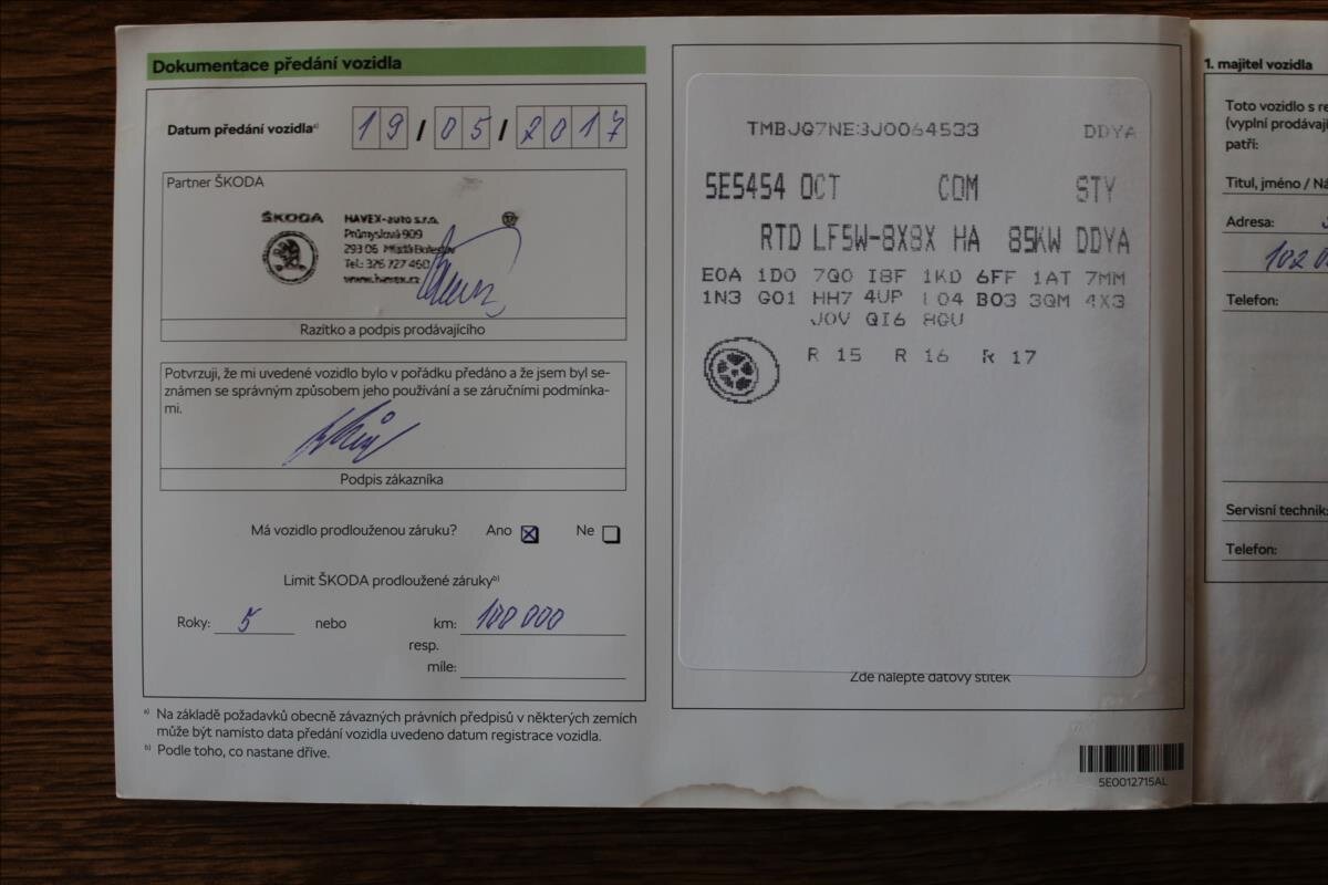 Škoda Octavia Kombi 1,6 l 85 kw