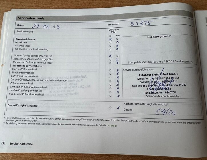 Škoda Octavia Kombi 1,4 l 103 kw