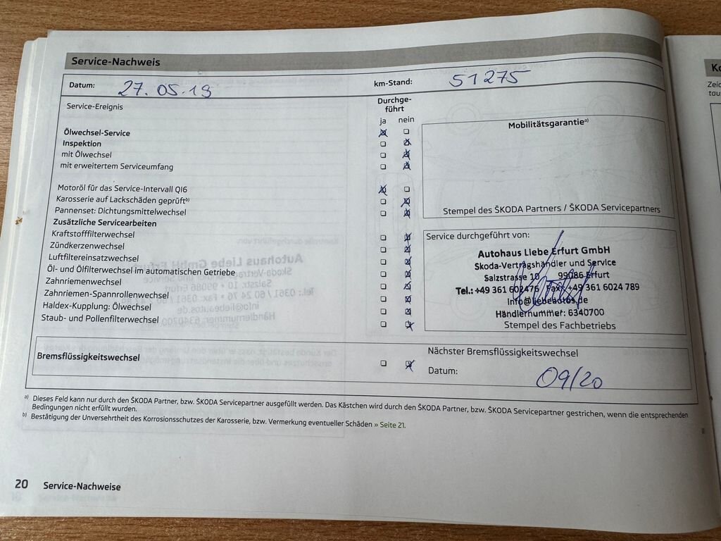 Škoda Octavia Kombi 1,4 l 103 kw