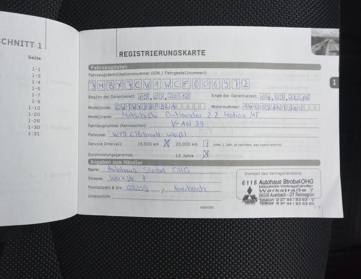 Mitsubishi Outlander SUV 2,3 l 130 kw