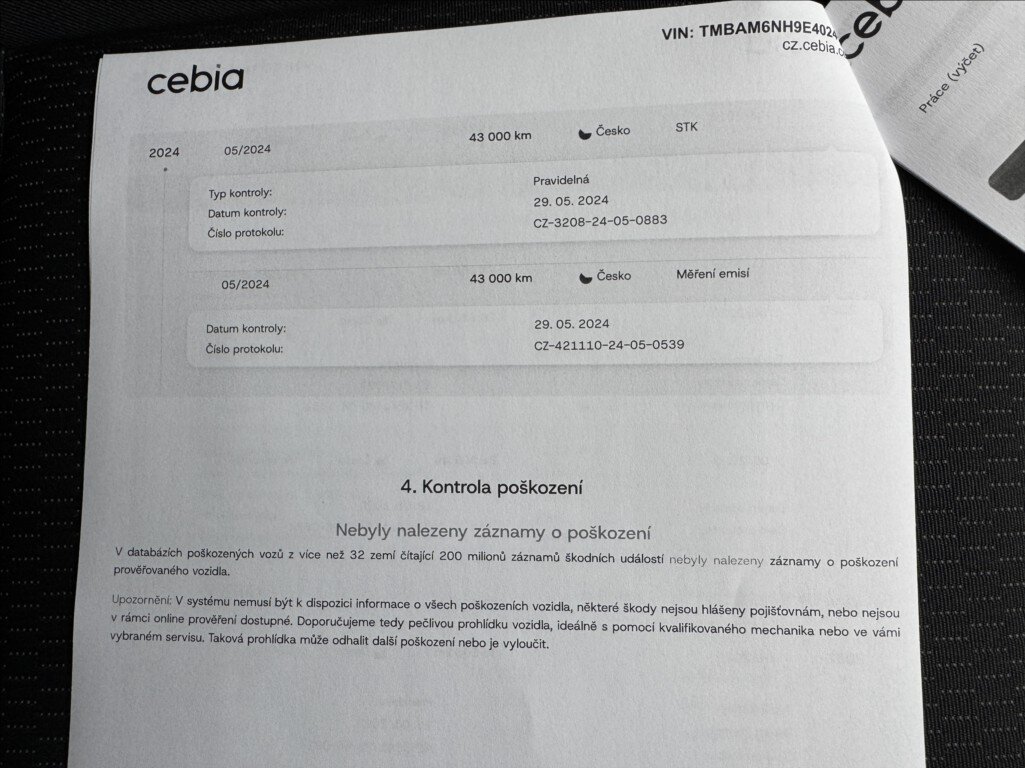 Škoda Rapid Sedan / Limuzína 1,2 l 63 kw