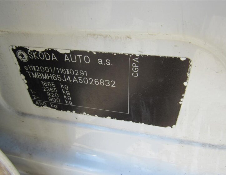 Škoda Roomster Kombi 1,2 l 51 kw