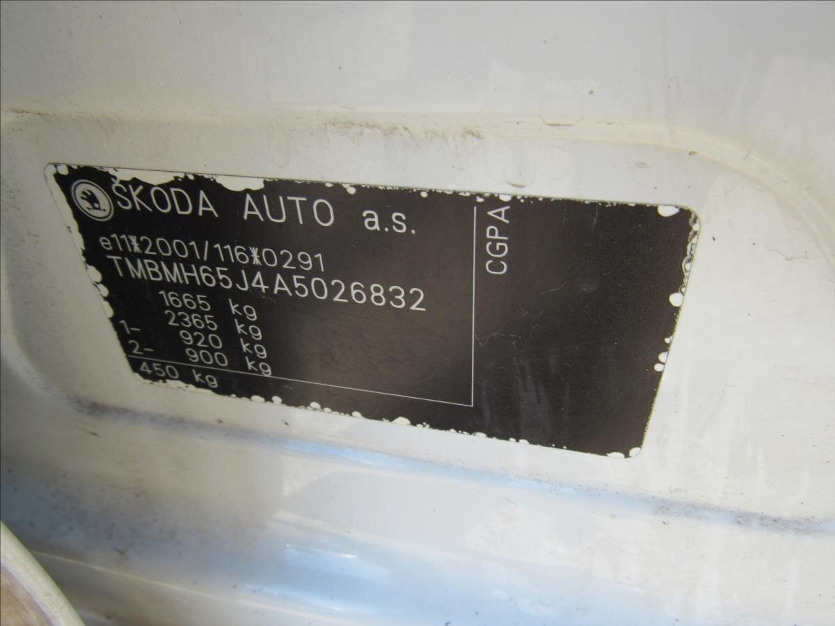 Škoda Roomster Kombi 1,2 l 51 kw