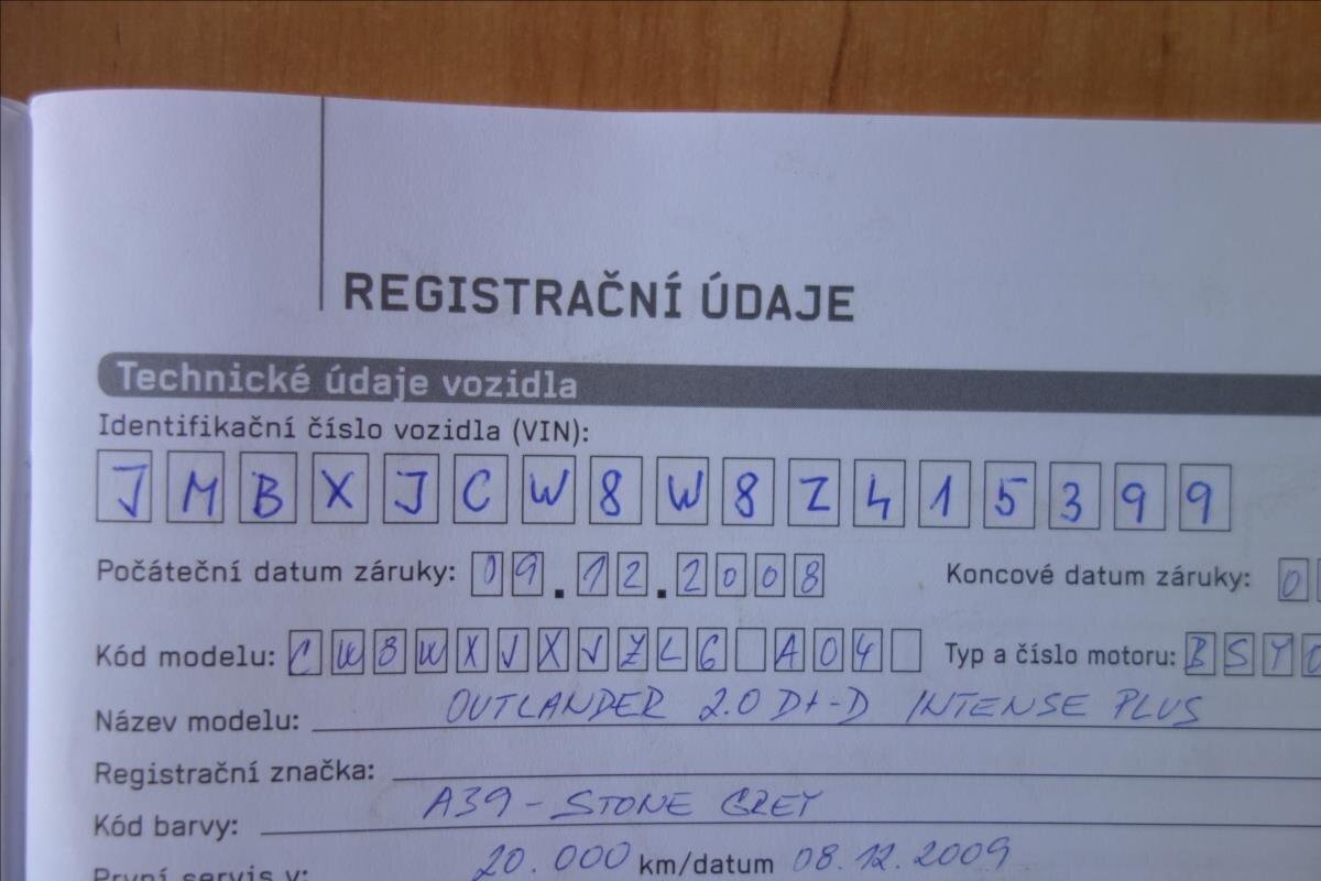 Mitsubishi Outlander SUV / Terénní 2,0 l 103 kw