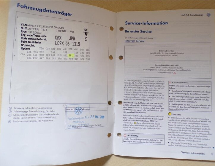 Volkswagen Jetta Sedan 1,4 l 90 kw