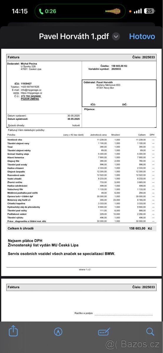 BMW Řada 7 Sedan 0,0 0