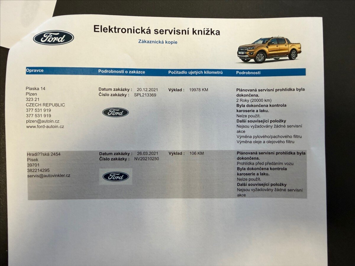 Ford Ranger Pick-up 2,0 l 157 kw