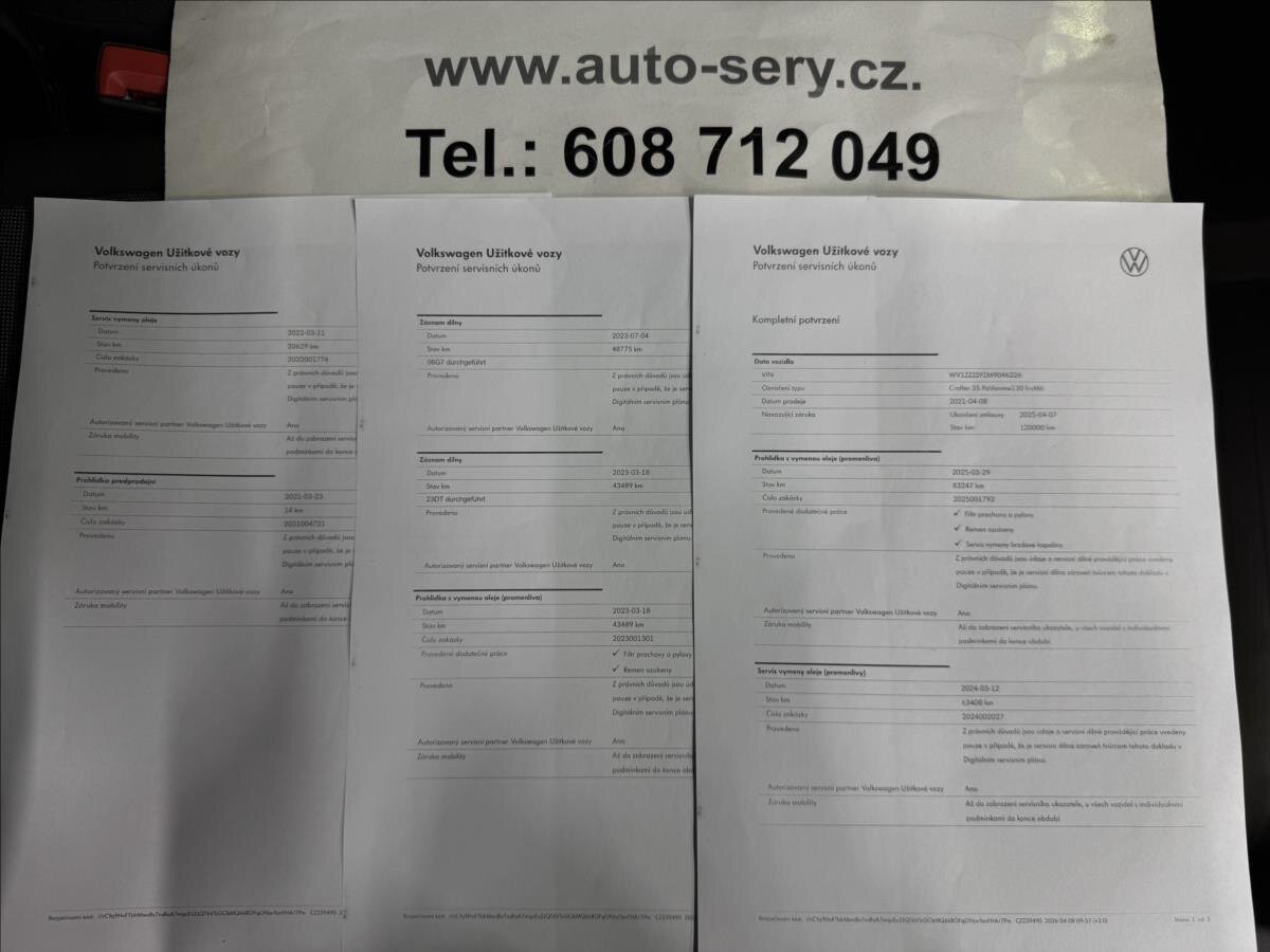 Volkswagen Crafter Ostatní 2,0 l 130 kw