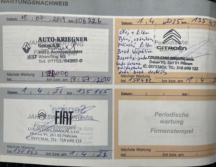 Citroën C4 Picasso MPV 1,6 l 82 kw