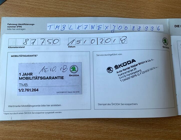 Škoda Octavia Kombi 2,0 l 135 kw