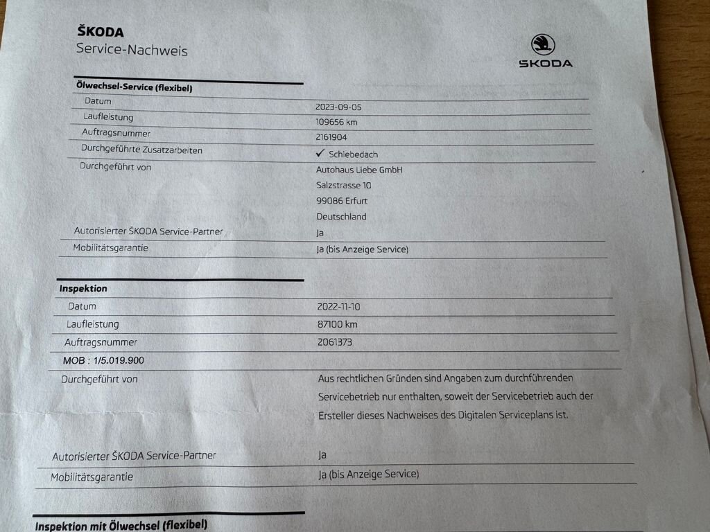 Škoda Superb Kombi 1,8 l 132 kw