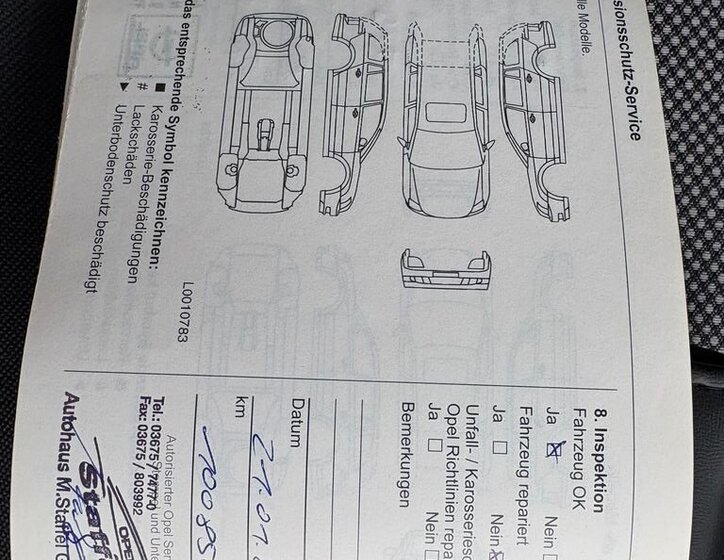 Opel Zafira MPV 1,6 l 110 kw