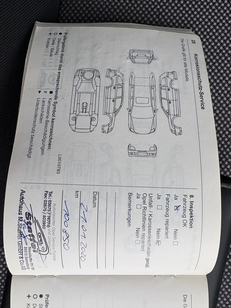 Opel Zafira MPV 1,6 l 110 kw