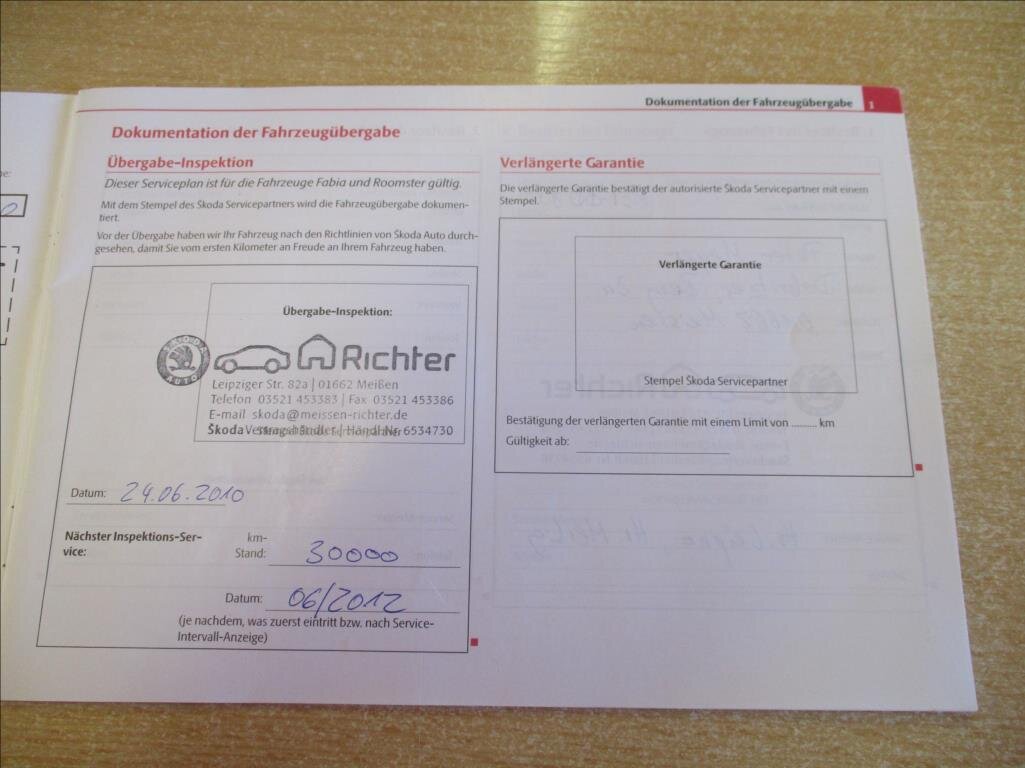 Škoda Fabia Kombi 1,2 l 77 kw