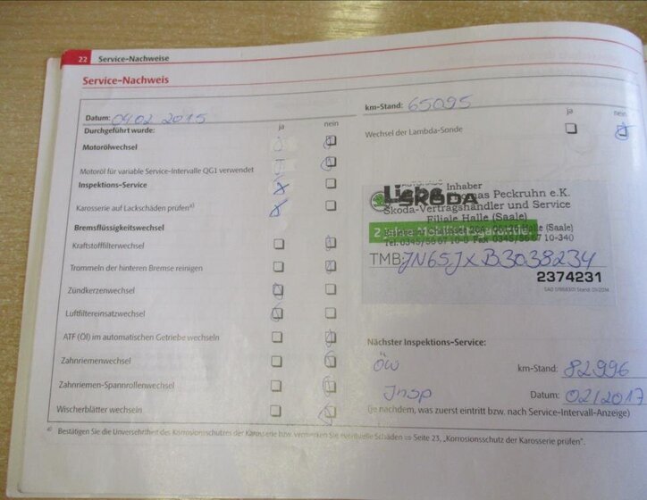 Škoda Fabia Kombi 1,2 l 77 kw