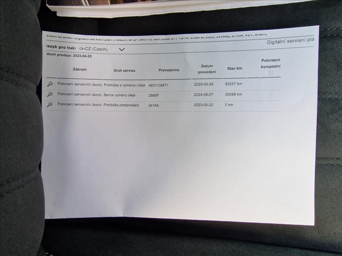 Škoda Superb Kombi 2,0 l 147 kw
