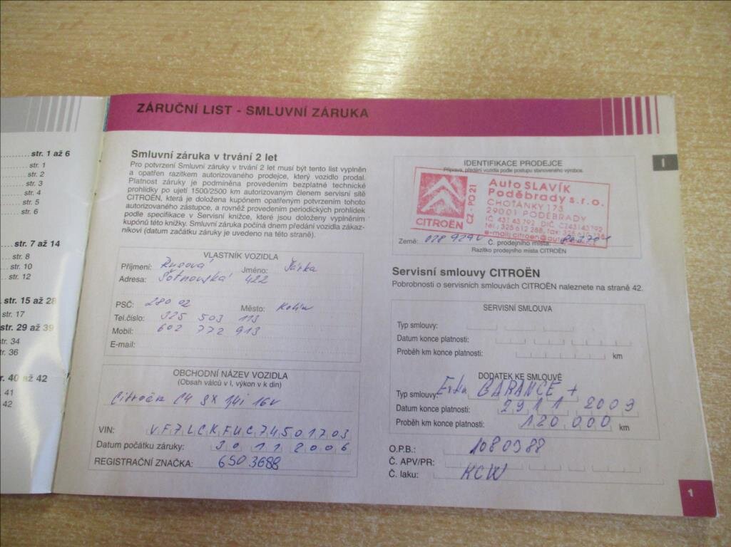 Citroën C4 Hatchback 1,4 l 65 kw