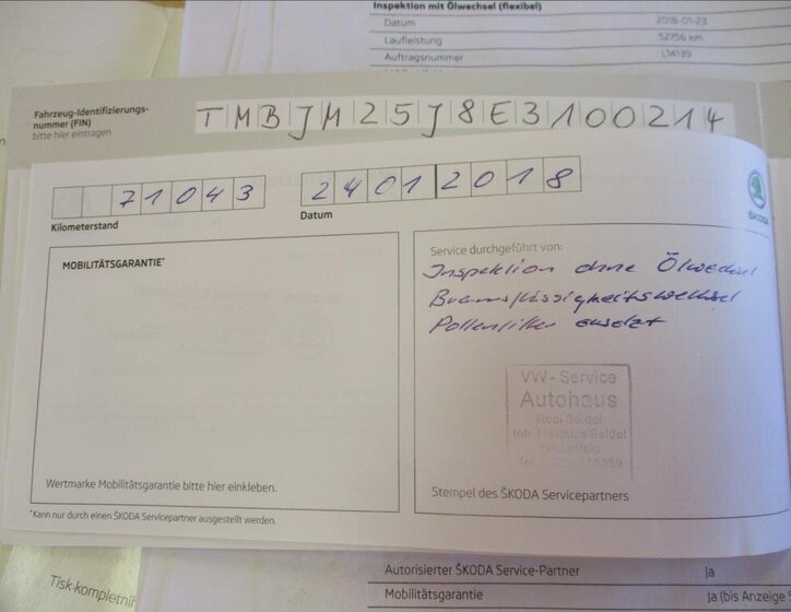 Škoda Fabia Kombi 1,2 l 63 kw