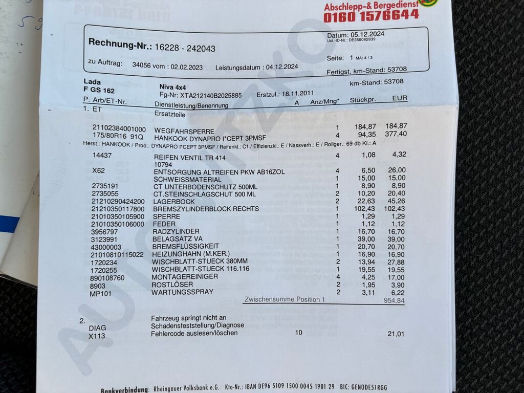 Lada Niva SUV 1,7 l 61 kw