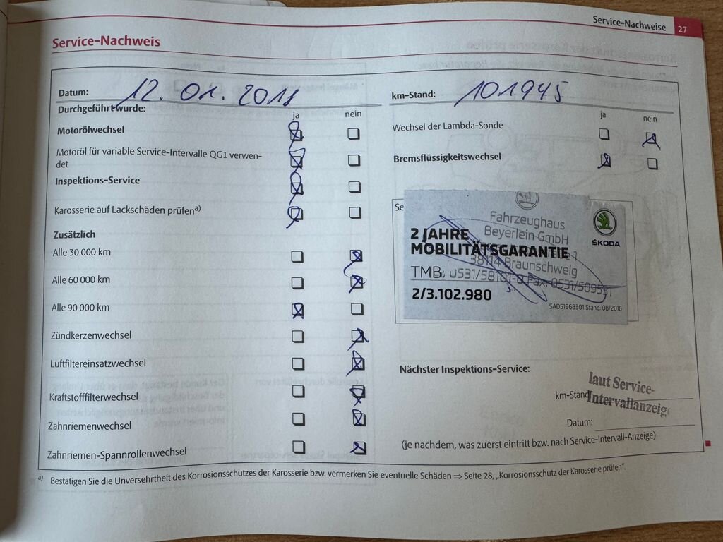 Škoda Fabia Hatchback 1,2 l 51 kw