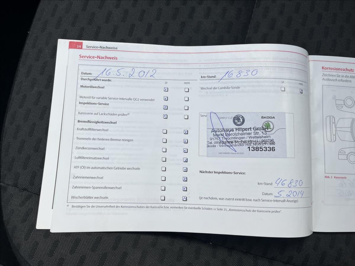 Škoda Fabia Kombi 1,2 l 63 kw