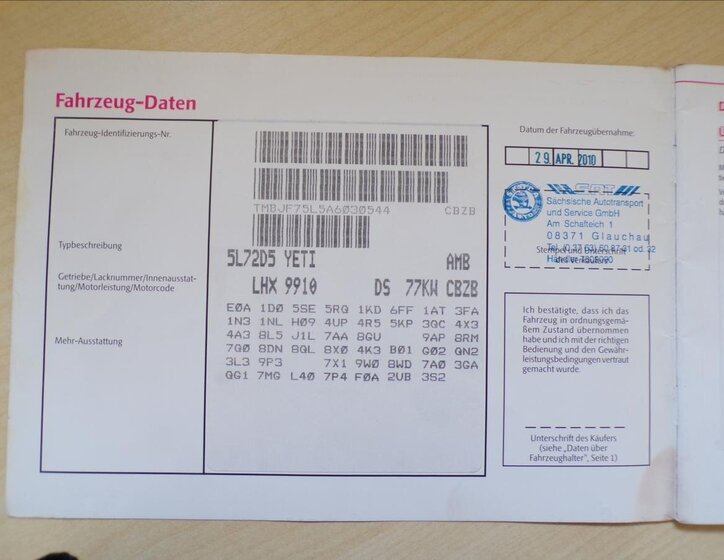 Škoda Yeti Kombi 1,2 l 77 kw