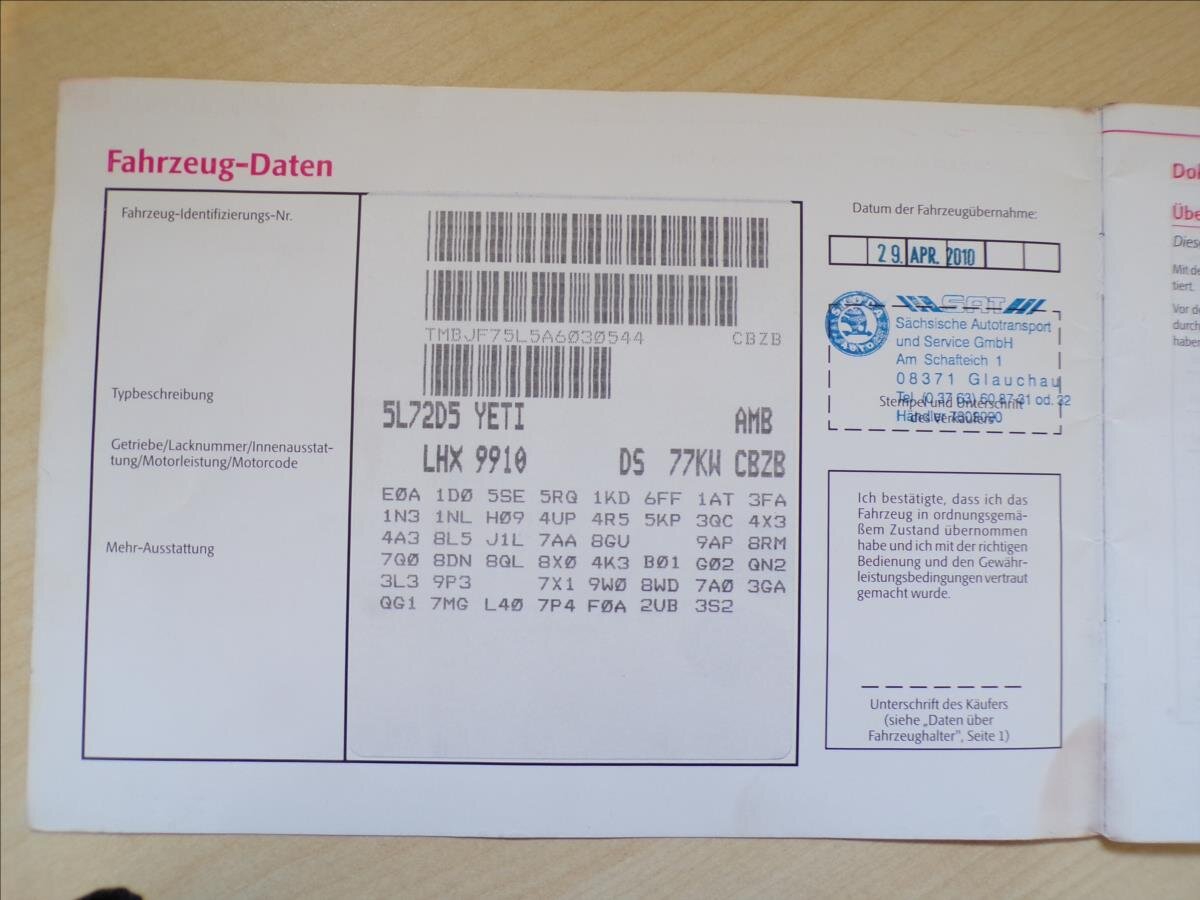 Škoda Yeti Kombi 1,2 l 77 kw