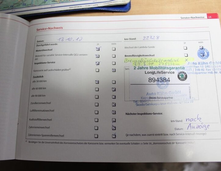 Škoda Octavia Sedan 1,4 l 59 kw