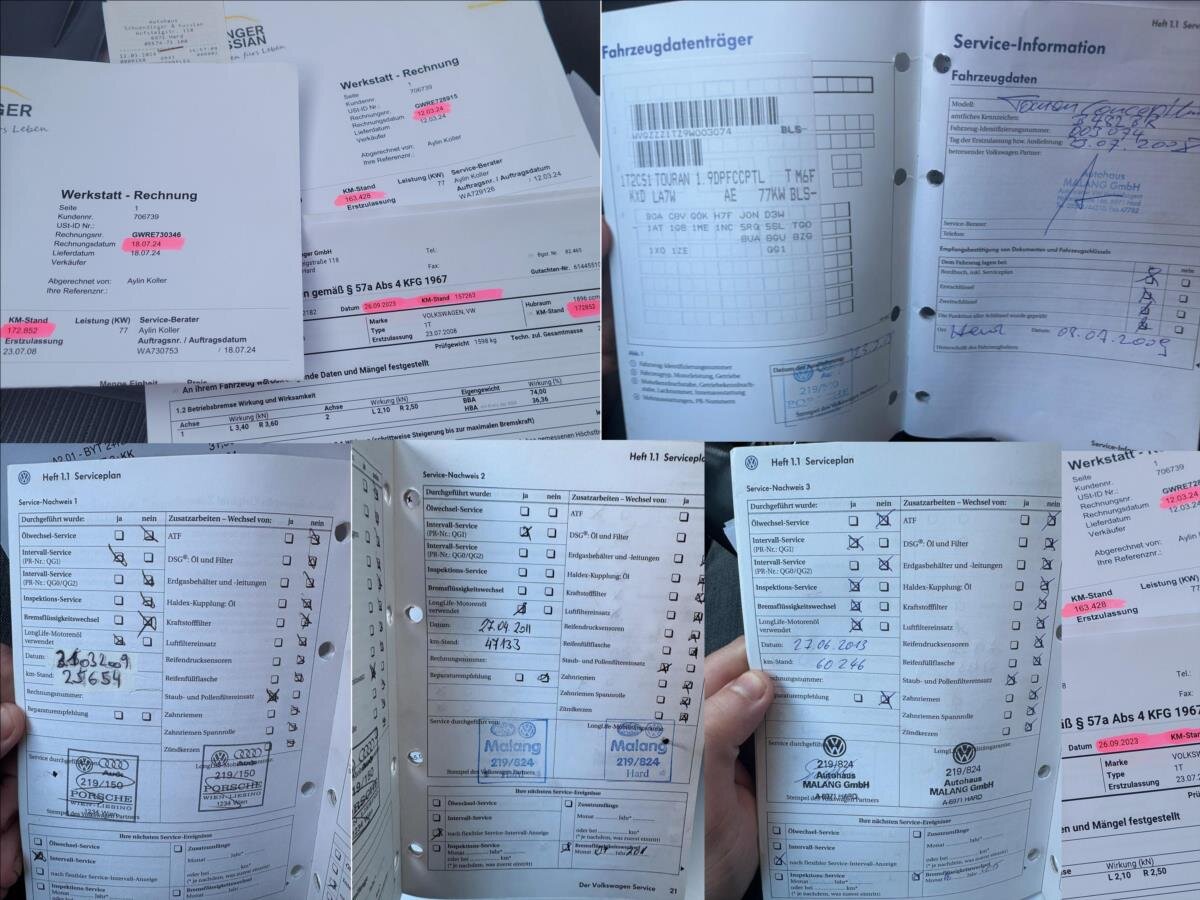 Volkswagen Touran MPV 1,9 l 77 kw