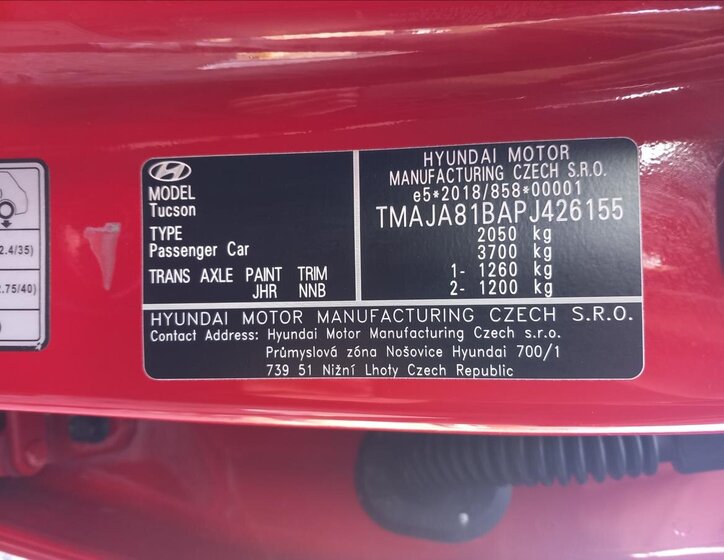 Hyundai Tucson SUV 1,6 l 110 kw