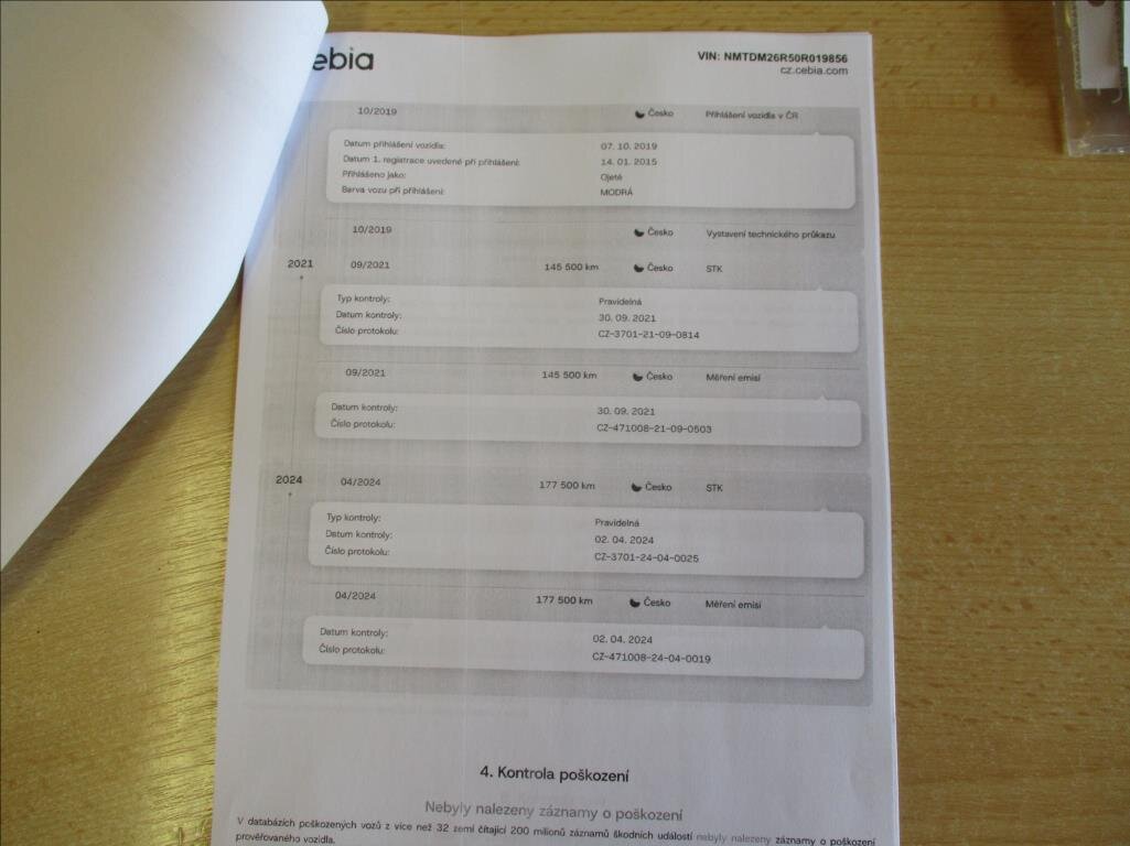 Toyota Verso Kombi 1,6 l 82 kw