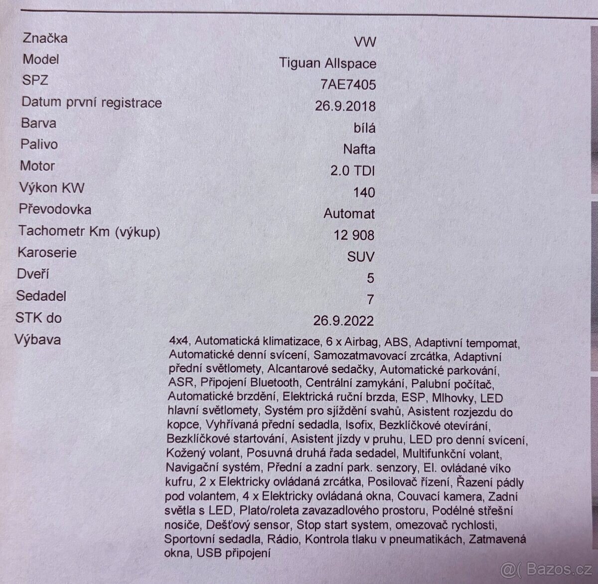 Volkswagen Tiguan Kombi 2,0 l 140 kw