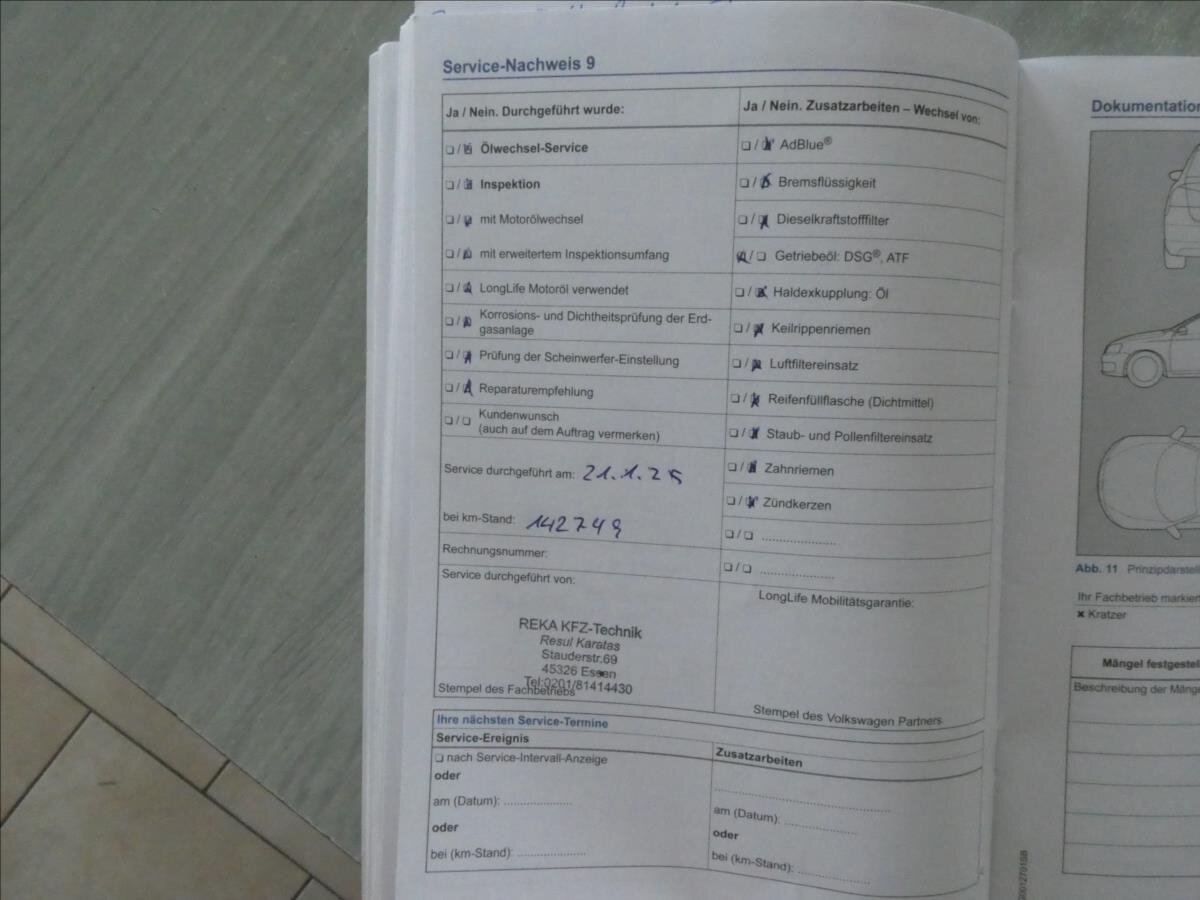 Volkswagen Touran MPV 1,4 l 103 kw