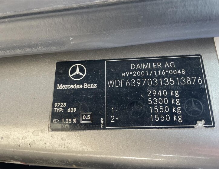 Mercedes-Benz Vito MPV 2,1 l 110 kw