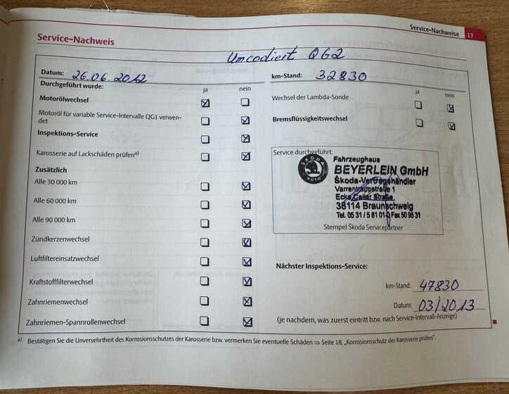 Škoda Fabia Hatchback 1,2 l 51 kw