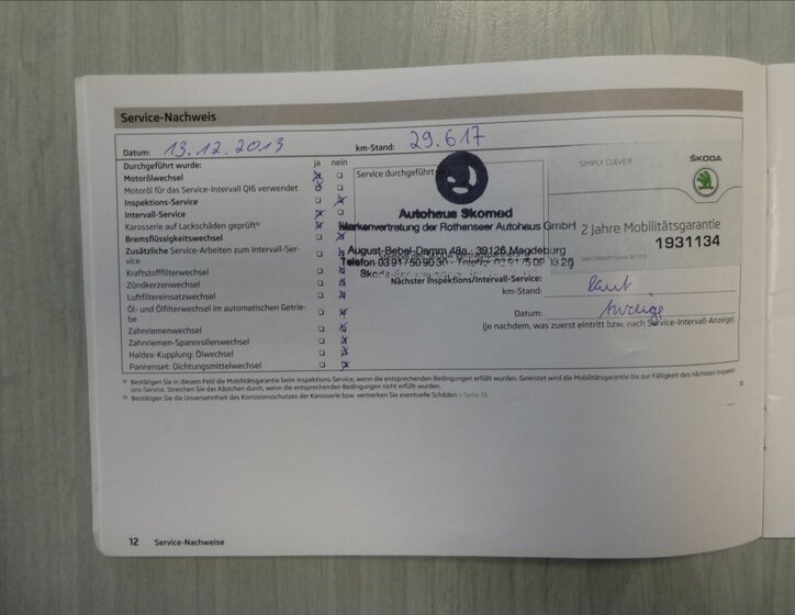 Škoda Octavia Kombi 2,0 l 103 kw