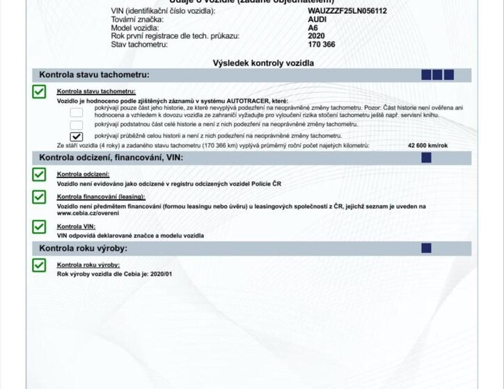 Audi A6 Kombi 2,0 l 150 kw