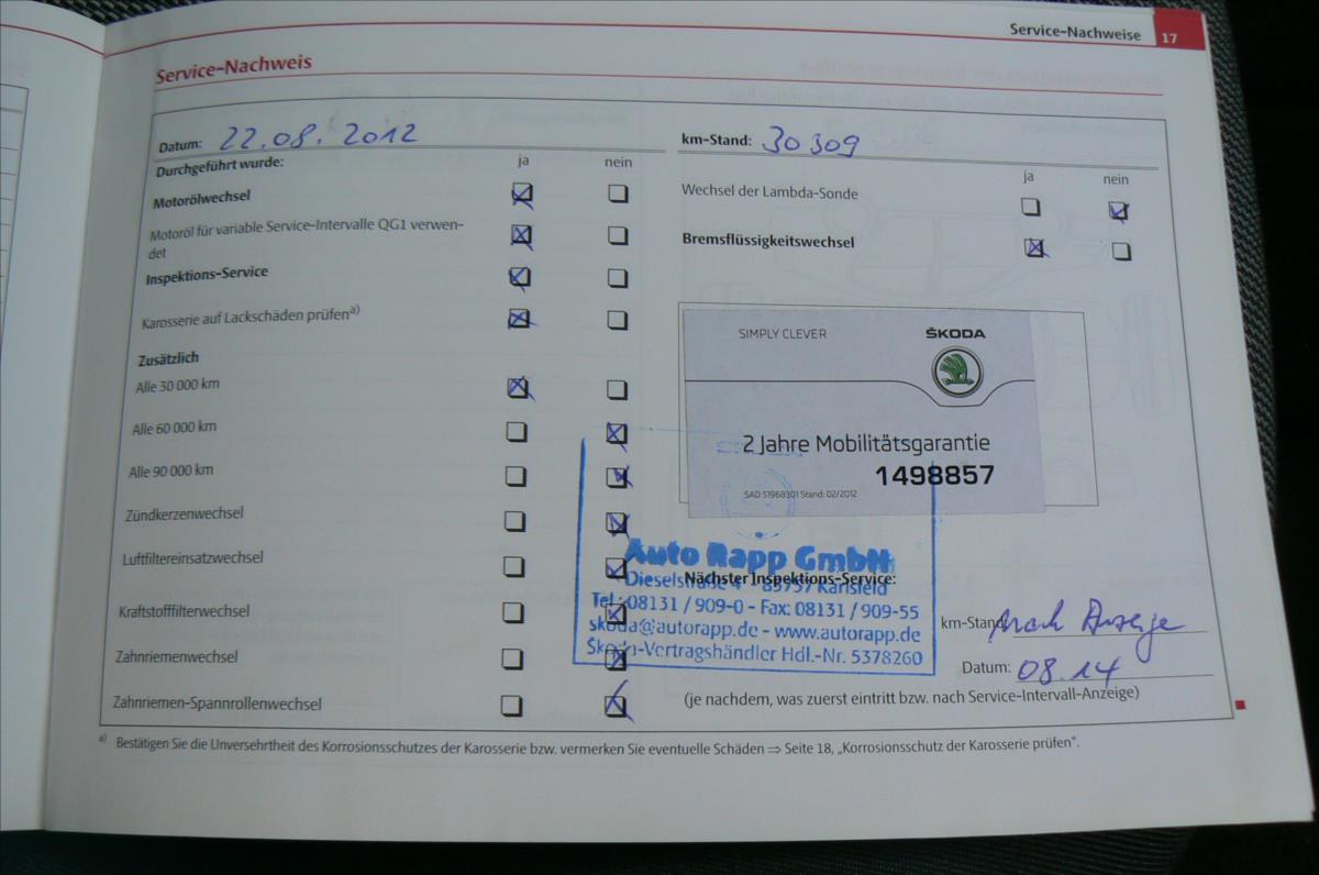 Škoda Fabia Hatchback 1,2 l 51 kw