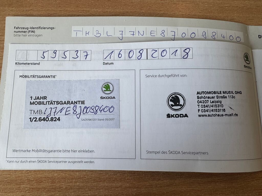 Škoda Octavia Kombi 2,0 l 110 kw