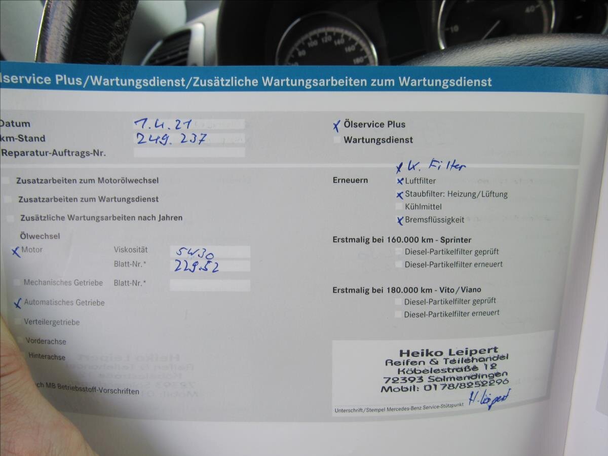 Mercedes-Benz Viano Kombi 3,0 l 150 kw