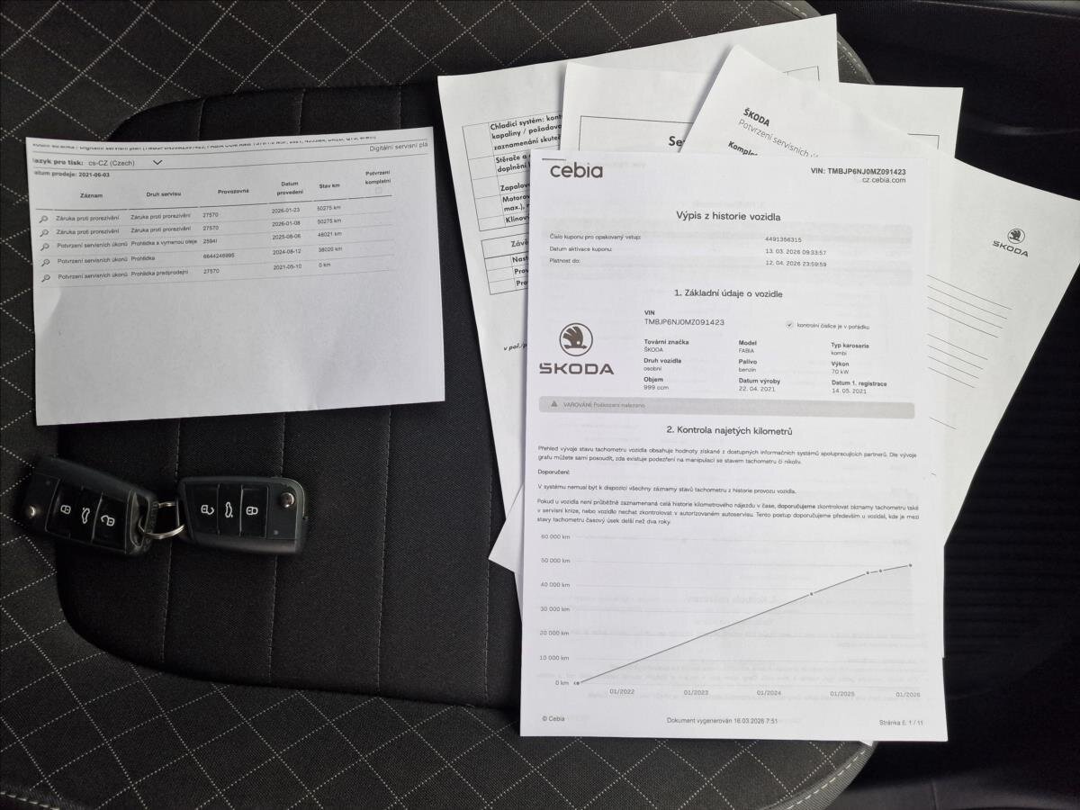 Škoda Fabia Kombi 999,0 70 kw