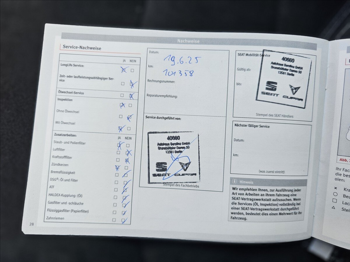 Seat Ateca Kombi 1,4 l 132 kw