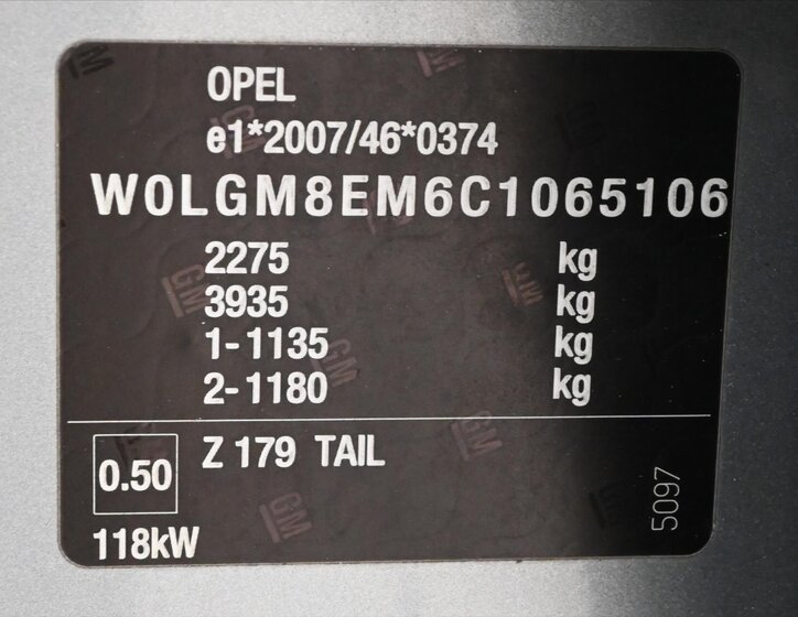 Opel Insignia Ostatní 2,0 l 118 kw